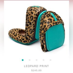 Leopard Print Tieks Flats Shoes